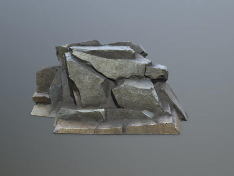 Cliff rocks 3D Модель
