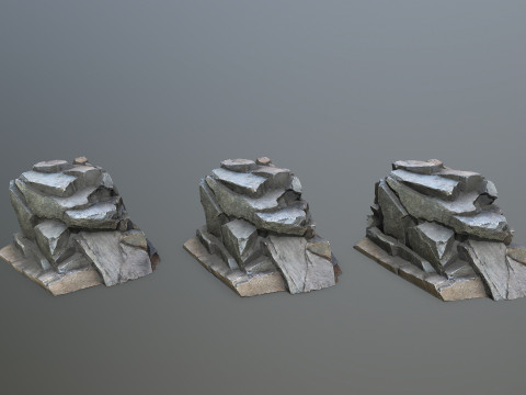 Cliff rocks 3D Модель