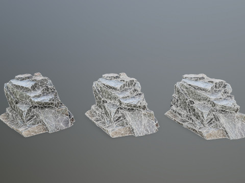 Cliff rocks 3D Модель
