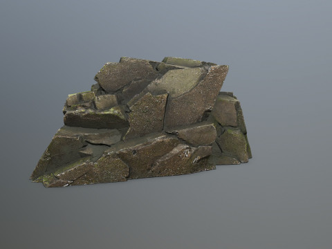 Forest rocks 3D Модель