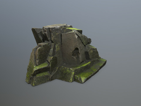 Forest rocks 3D Модель