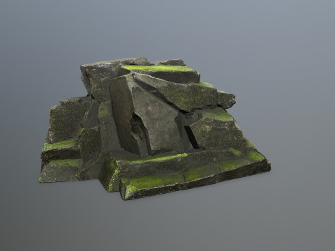 Forest rocks 3D Модель