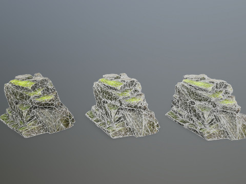 Forest rocks 3D Модель