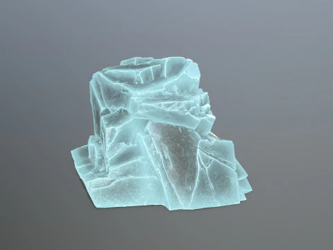 Ice rocks 3D Model