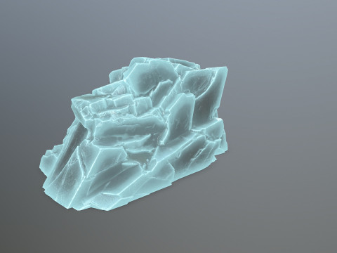 Ice rocks 3D Model