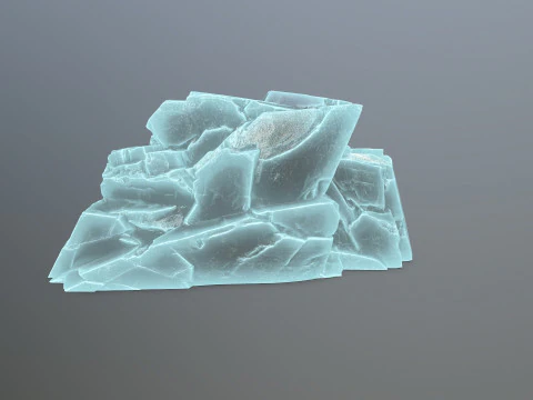 Ice rocks 3D Model