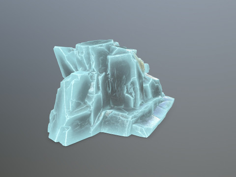 Ice rocks 3D Model