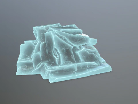 Ice rocks 3D Model