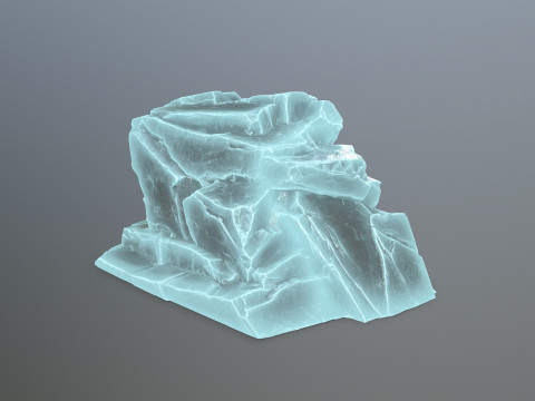 Ice rocks 3D Model