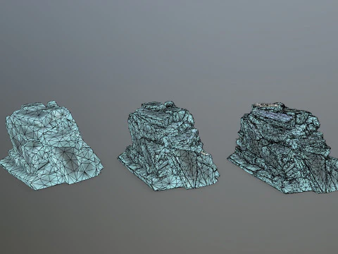 Ice rocks 3D Model
