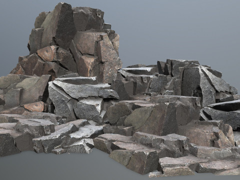 Cliff rocks 3D मॉडल
