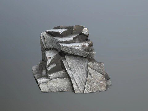 Cliff rocks 3D Model