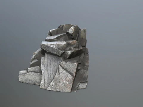 Cliff rocks 3D Model