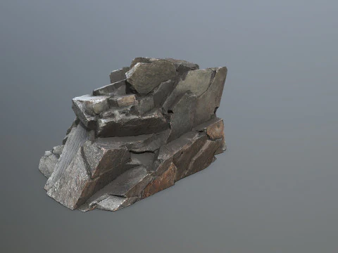 Cliff rocks 3D Model
