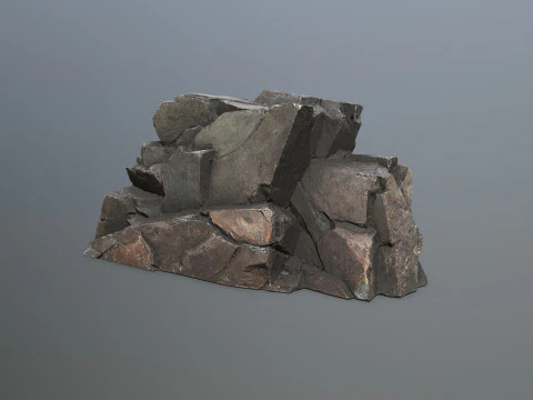 Cliff rocks 3D Model