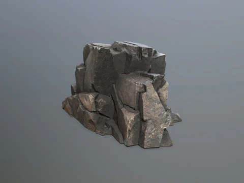 Cliff rocks 3D Model