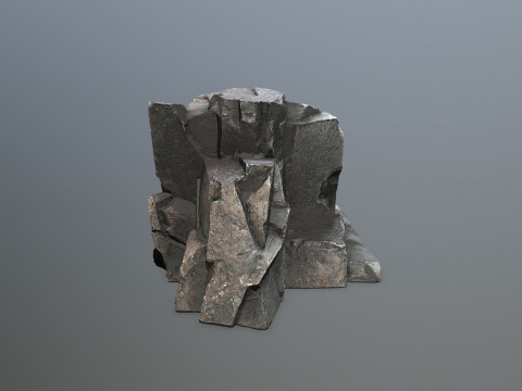 Cliff rocks 3D Model