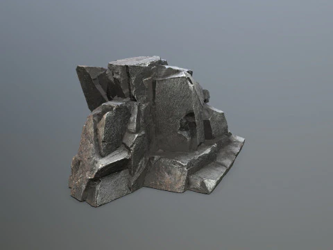 Cliff rocks 3D Model