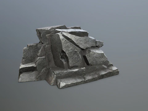 Cliff rocks 3D Model
