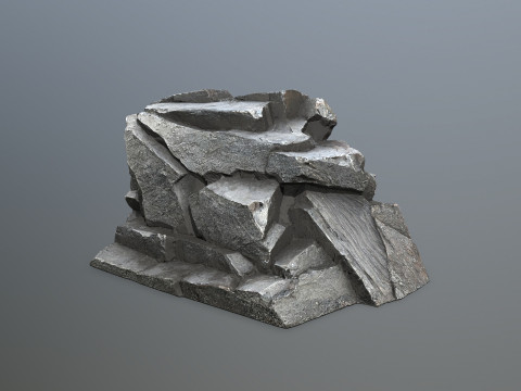 Cliff rocks 3D Model