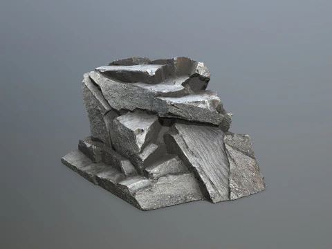 Cliff rocks 3D Model