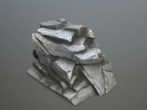 Cliff rocks 3D Model