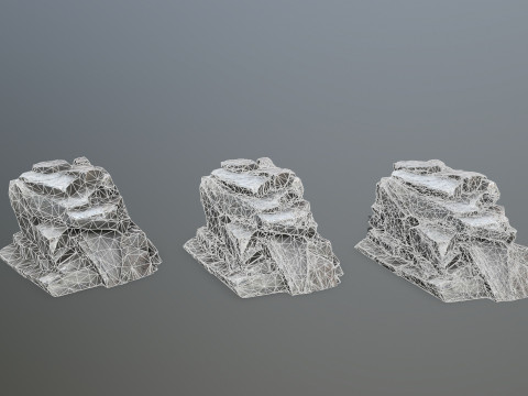 Cliff rocks 3D Model