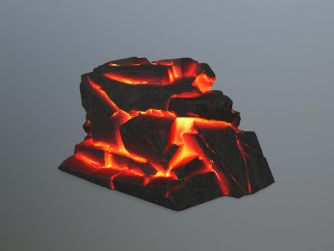 Lava rocks 3D Model