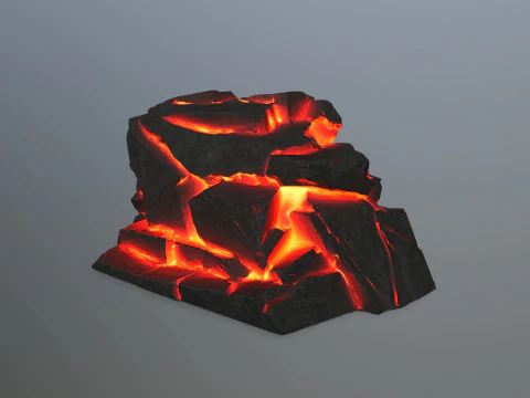 Lava rocks 3D Model