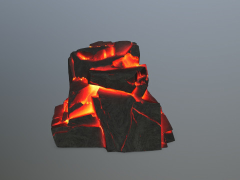 Lava rocks 3D Model