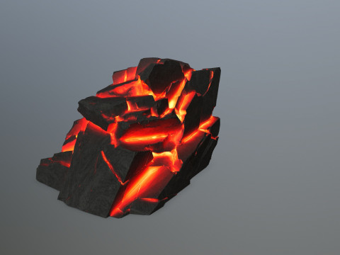 Lava rocks 3D Model