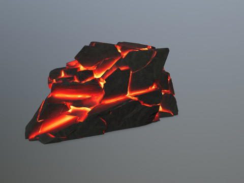 Lava rocks 3D Model