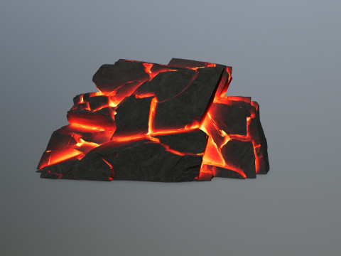 Lava rocks 3D Model
