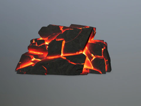 Lava rocks 3D Model
