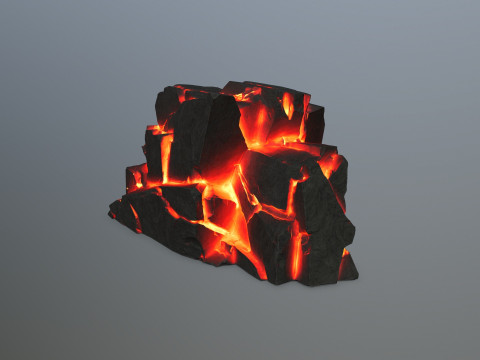 Lava rocks 3D Model