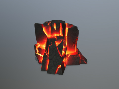 Lava rocks 3D Model