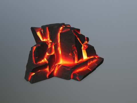 Lava rocks 3D Model
