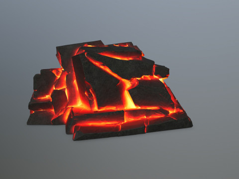 Lava rocks 3D Model