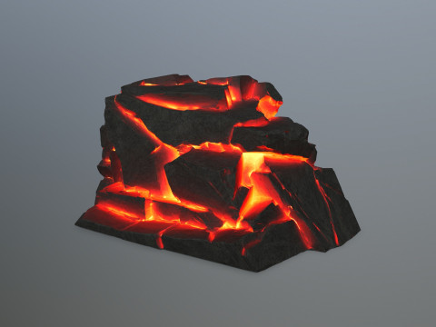Lava rocks 3D Model