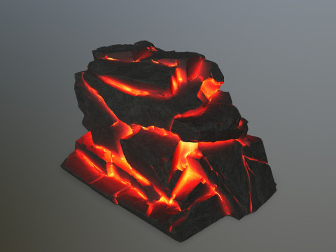 Lava rocks 3D Model