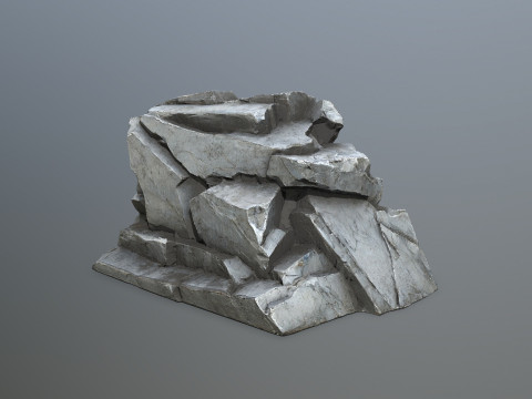 Cliff rocks 3Dモデル