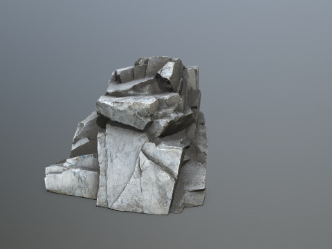 Cliff rocks 3Dモデル