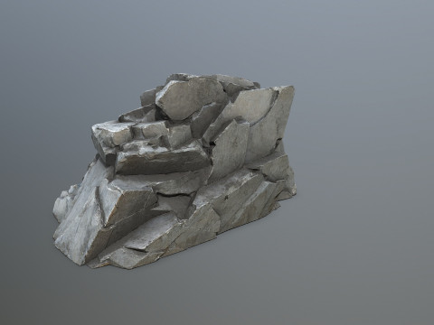 Cliff rocks 3Dモデル