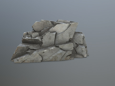 Cliff rocks 3Dモデル