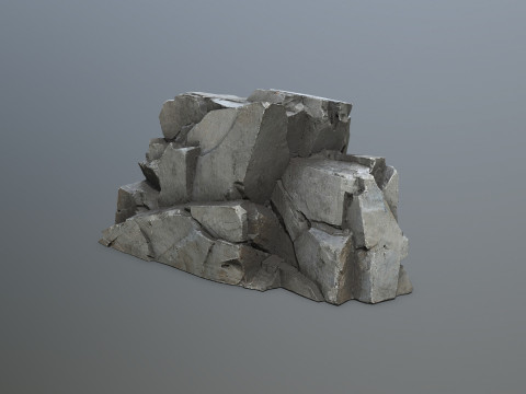 Cliff rocks 3Dモデル