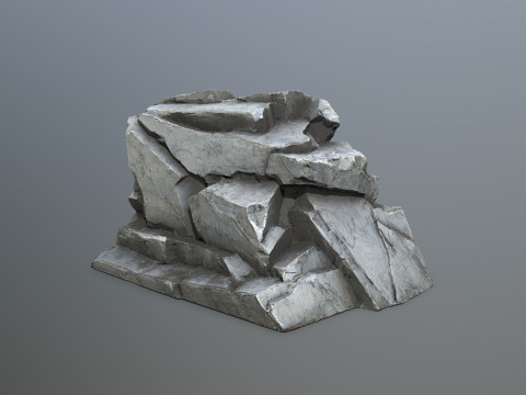 Cliff rocks 3Dモデル