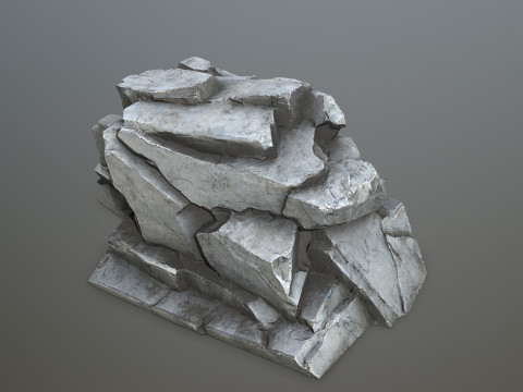 Cliff rocks 3Dモデル