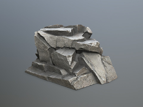 Desert rocks 3D Model
