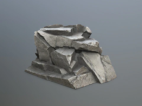Desert rocks 3D Model