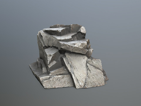 Desert rocks 3D Model